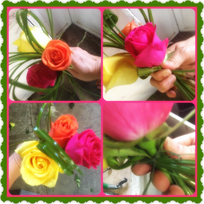 Bouquesitos de rosas
