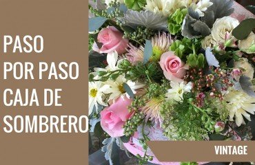 como hacer una caja con flores