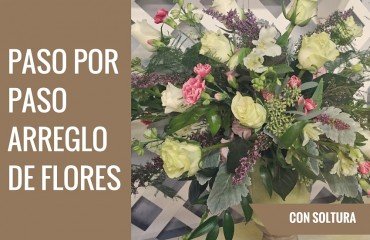 como hacer un arreglo floral paso por paso